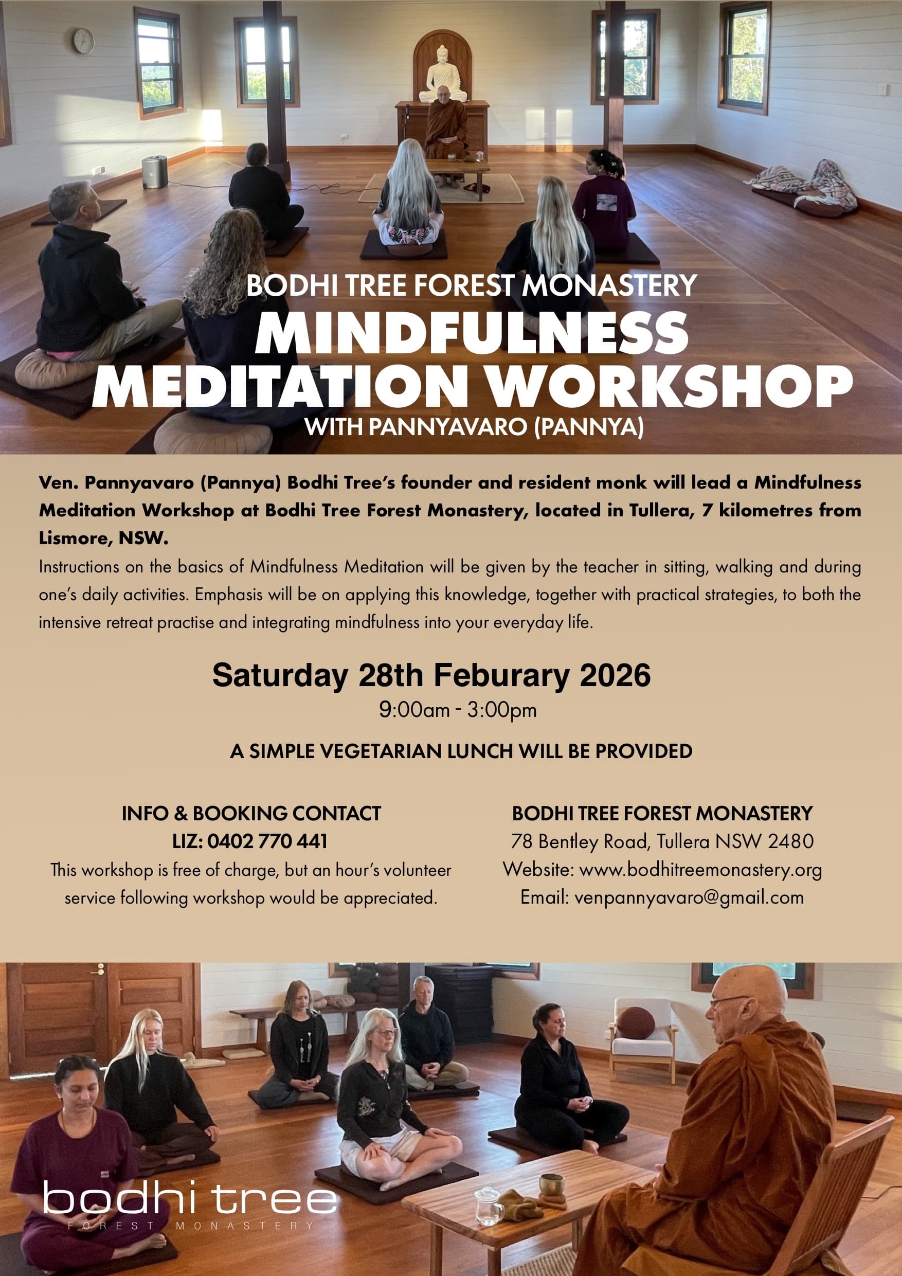 Mindfulness Meditation Workshop