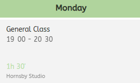 Wednesday General Yoga Class