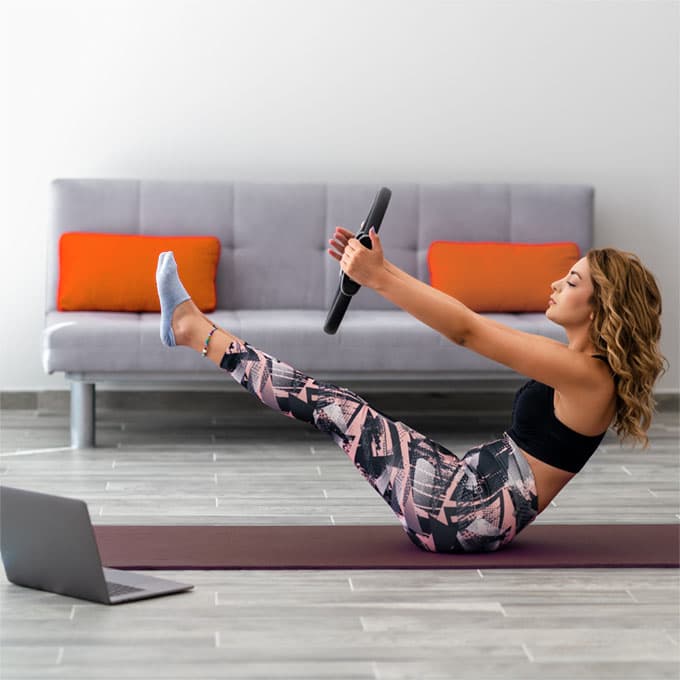 Virtual Livestream Pilates Classes - OPEN LEVEL