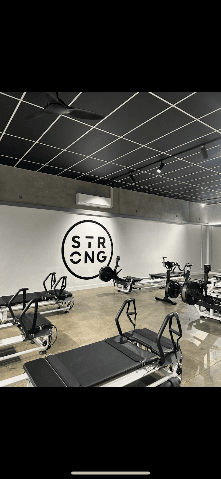 STRONG Pilates Eastern Shore logo