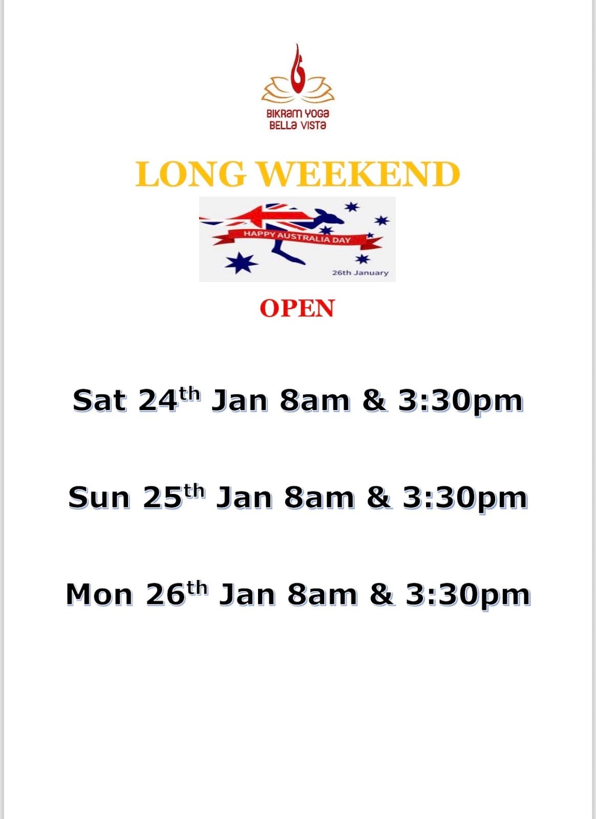 Bikram Yoga Bella Vista