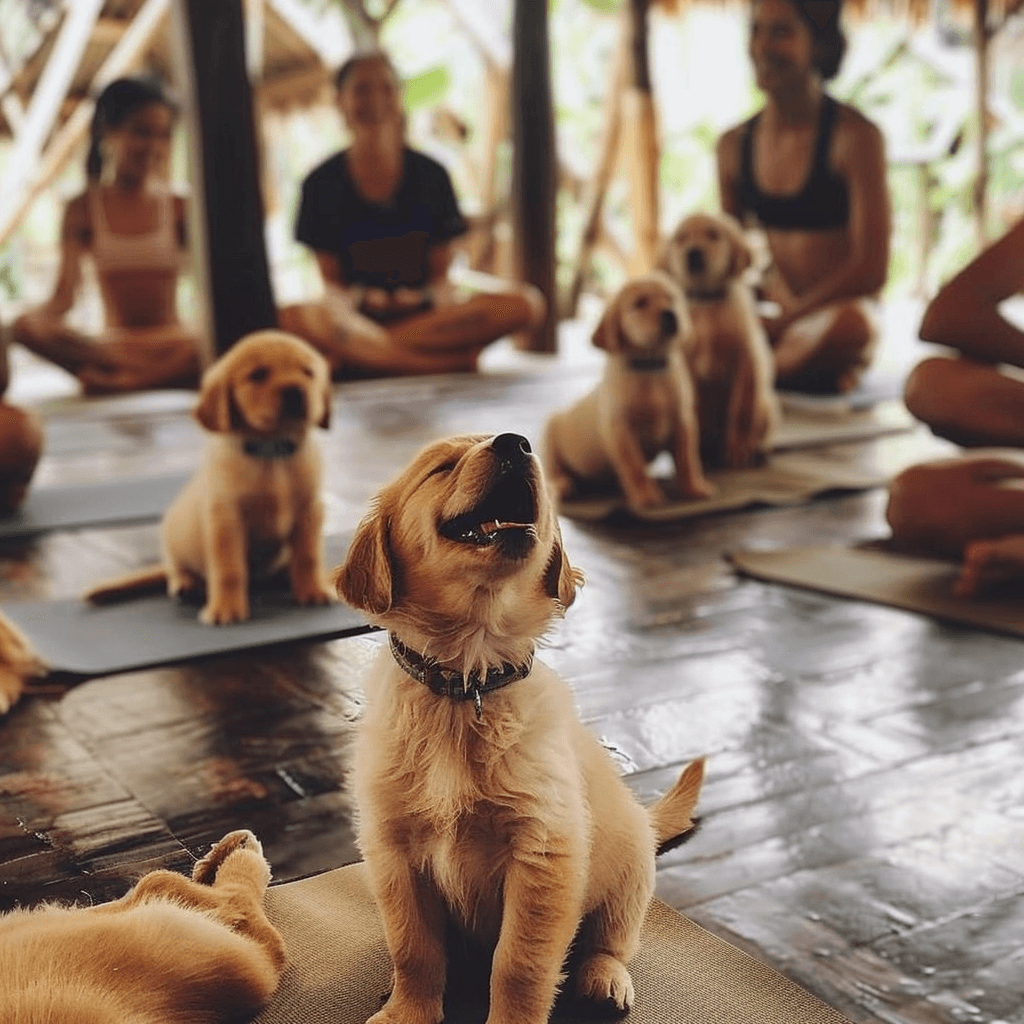 Puppy Yoga Bali logo