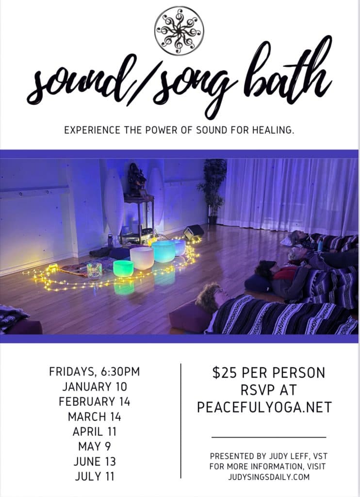 Sound/Song Bath and Meditation with Judy Leff