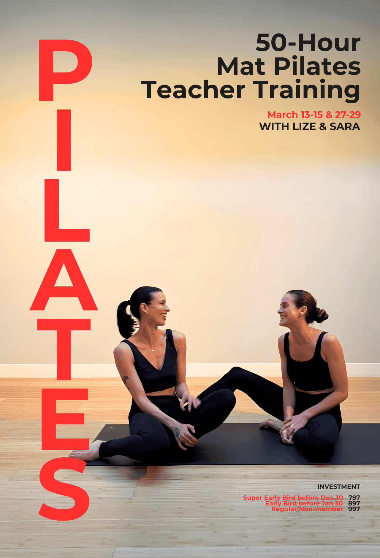 50-hour Mat Pilates Teacher Training