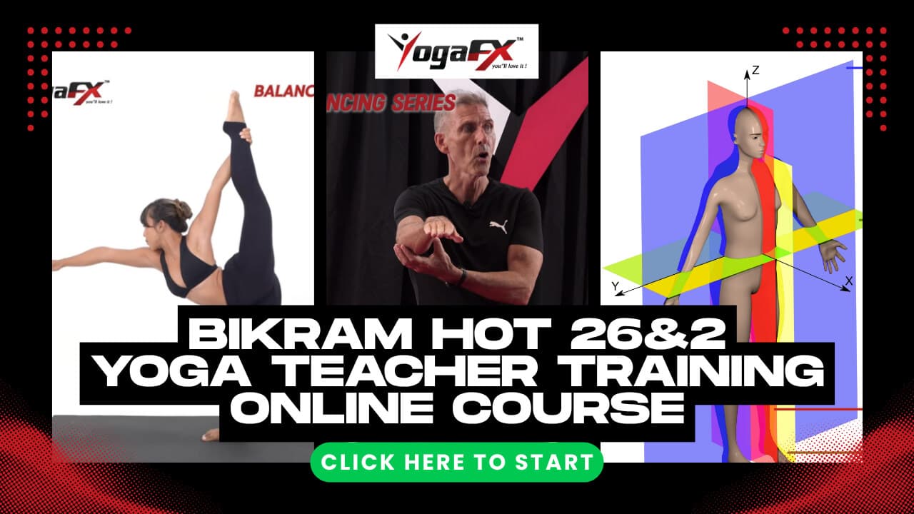 Bikram Hot Yoga Teacher Training Online - RYT 200