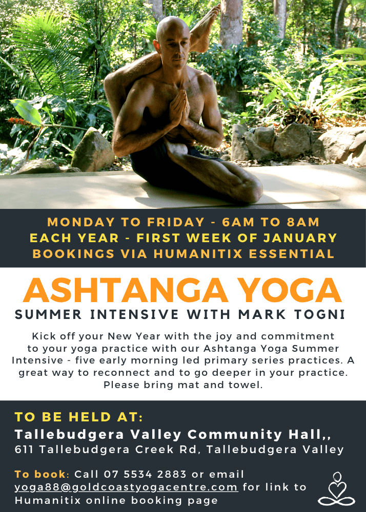 Ashtanga Yoga Summer Intensive 1