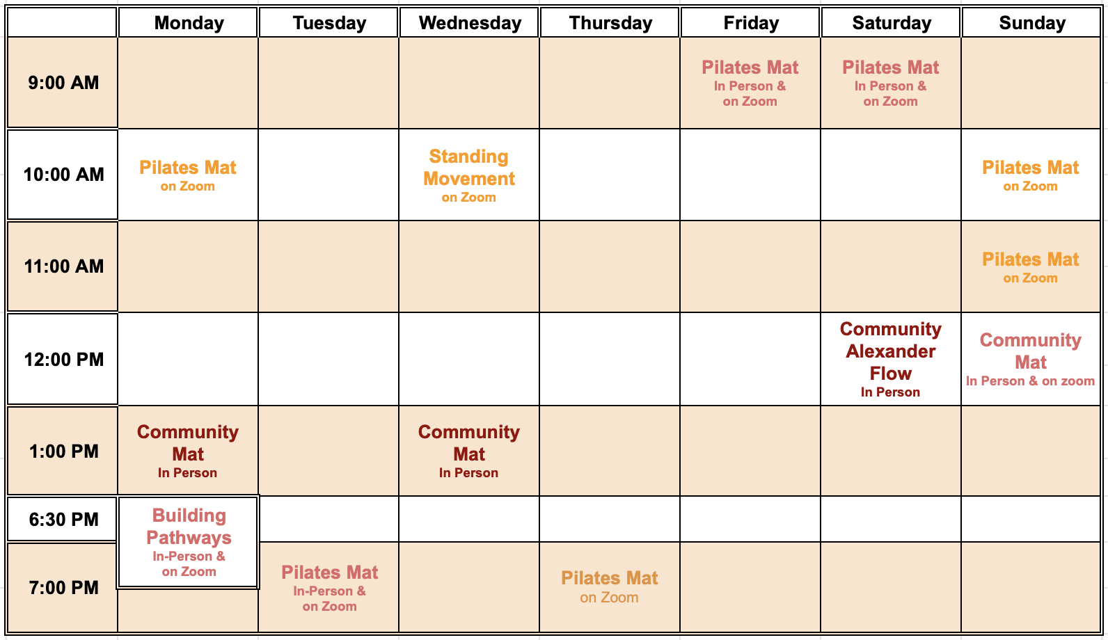 Alexander Technique Flow