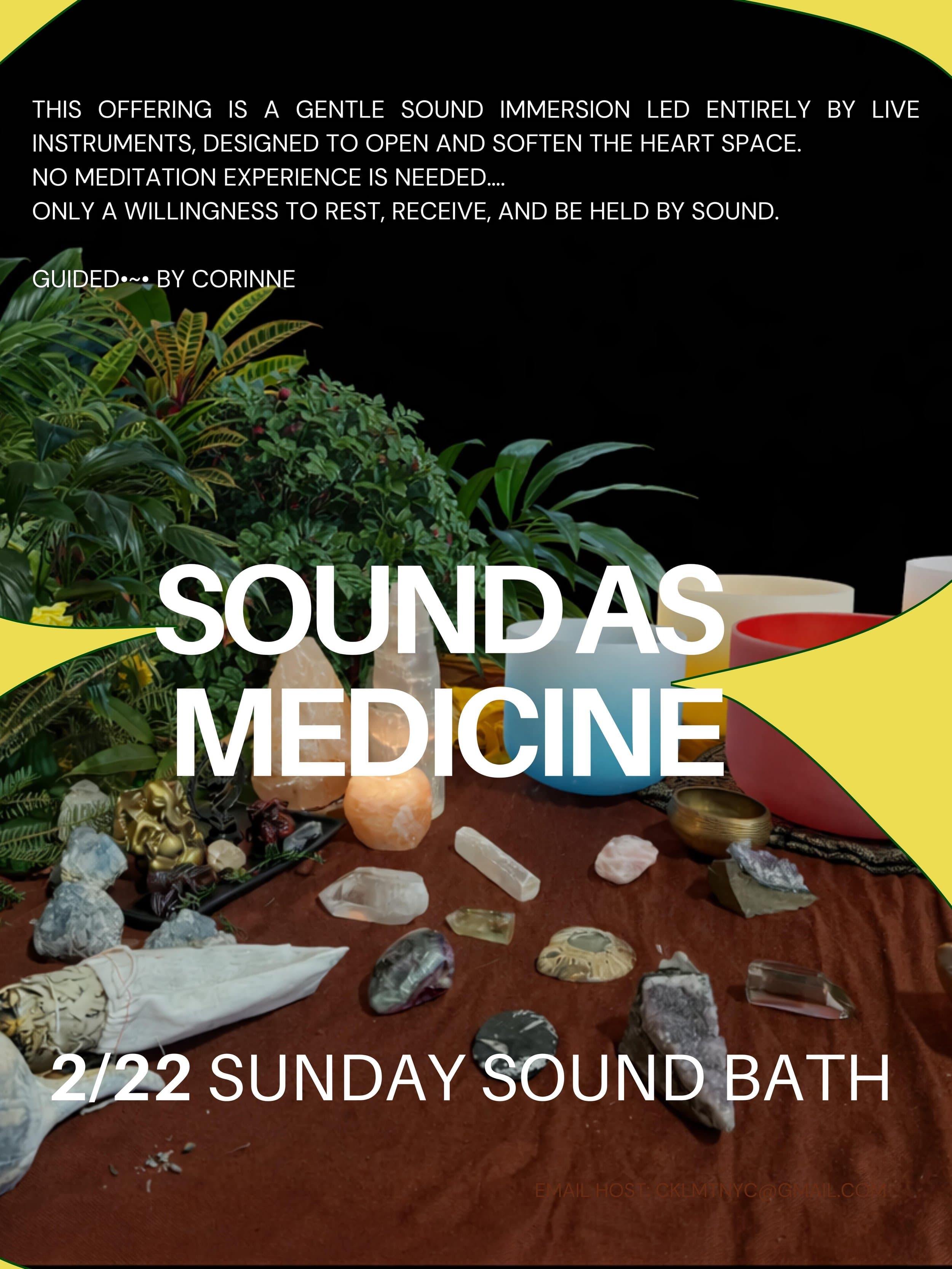 Sunday SoundBath 2/22 1