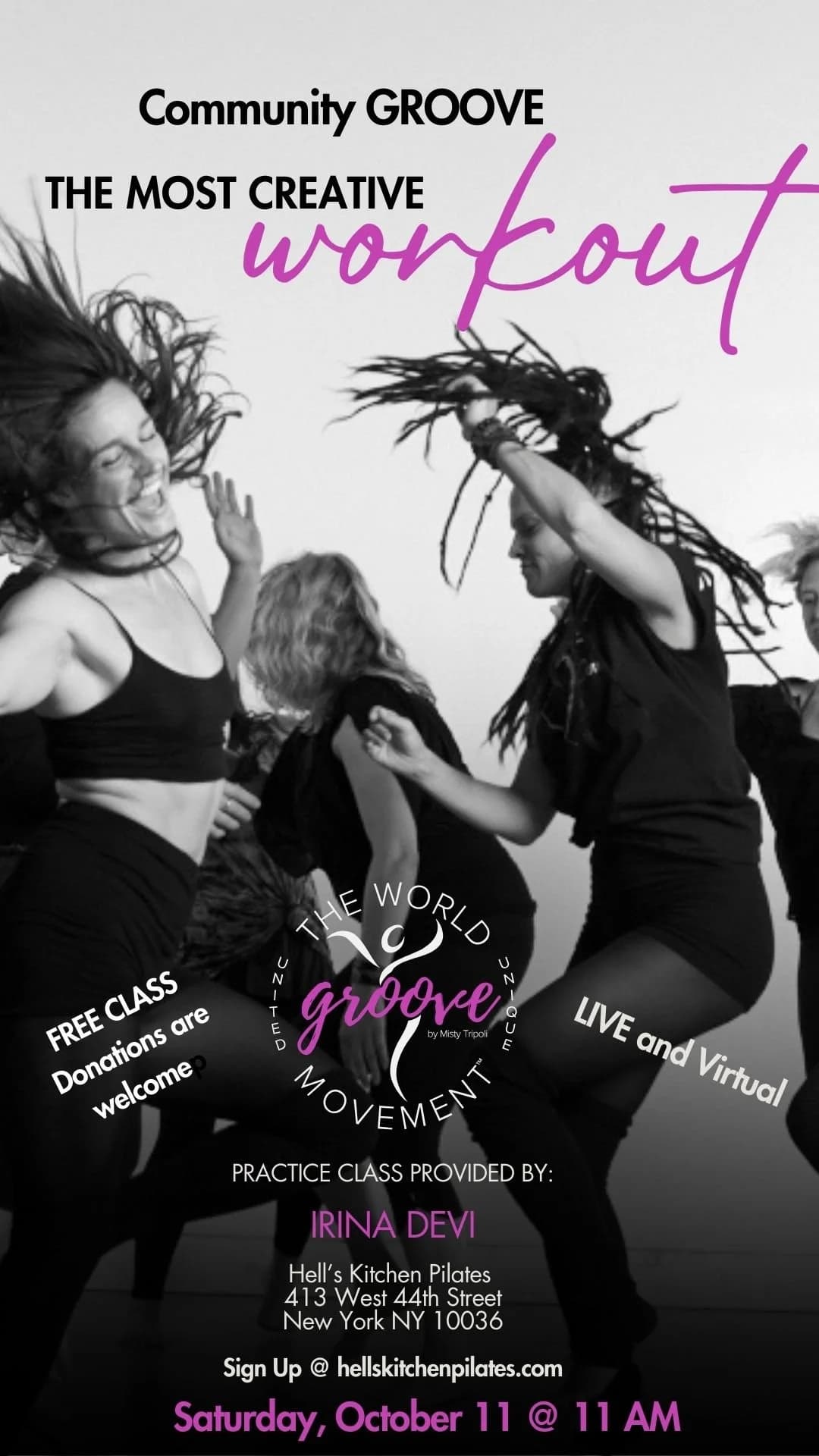 Community Groove class with Irina Devi 1