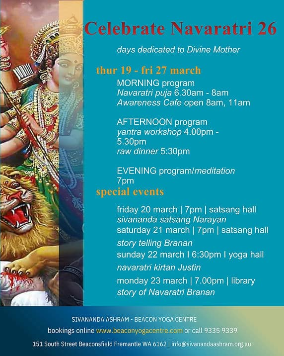 Navaratri at Sivananda Ashram with a Yogic Detox week
